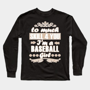 Baseball Baseball Player Pitcher Sport Baseman Long Sleeve T-Shirt